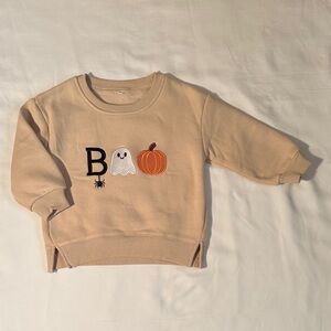 Tan Halloween Themed Sweatshirt